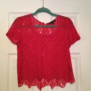 Pink Lace top!
